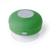 zielony - Głośnik bezprzewodowy 3W, stojak na telefon