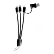 czarny - Frecles kabel USB / brelok