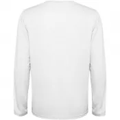 Biały - Estoril long sleeve kids t-shirt