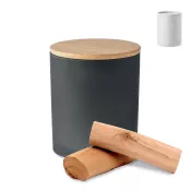 Świeca zapachowa w matowym słoju 200 g KEOPS MEDIUM Czarny