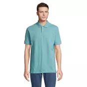 Koszulka polo męska z czesanej bawełny Sol's PACIFIC Pool Blue