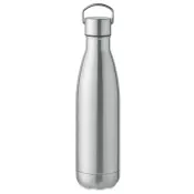 Butelka termiczna ze stali z recyklingu 500 ml MANOA Srebrny Mat