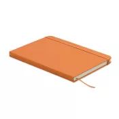 Notes A5 w okładce z PU 96 kartek w linię ARCOLOOP Pomaranczowy