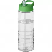 Przezroczysty-Zielony - Bidon H2O Treble o pojemności 750 ml z wieczkiem z dzióbkiem
