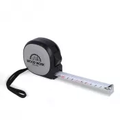 czarno / szary - MeasureMate measuring tape 7,5M