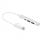 srebrny - Gniazdo USB