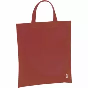 bordowy - Torba non-woven z krótkimi uszami 80g/m2 PELAGIA