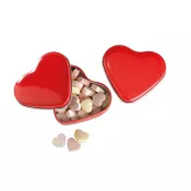 Cukierki 24 g w metalowej puszce serce LOVEMINT