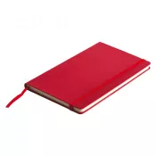 czerwony - Notatnik 130x210/80k kratka Asturias