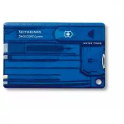 Niebieski transparent - Victorinox SwissCard Quattro