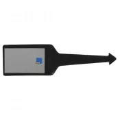 Czarny - Zawieszka do bagażu z PCV