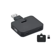 Hub USB 4-portowy z USB-C SQUARE-C