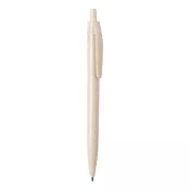 beżowy - Wipper długopis ze słomy pszenicznej