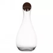 transparentny - Karafka do wina z korkiem Sagaform Nature 2 liter