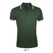 Koszulka polo męska bawełniana 200 g/m² Sol's PASADENA Forest Green/White