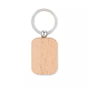 Brelok drewniany prostokątny POTY WOOD