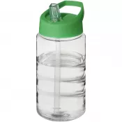 Przezroczysty-Zielony - Bidon H2O Bop o pojemności 500 ml z wieczkiem z dzióbkiem