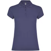 Blue Denim - Star koszulka damska polo z krótkim rękawem