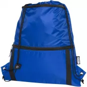 Błękit królewski - Adventure termoizolowana torba ściągana sznurkiem o pojemności 9 l z materiału z recyklingu z certyfikatem GRS