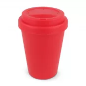czerwony - Kubek do kawy RPP w jednolitych kolorach 250ml