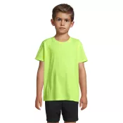 Koszulka sportowa dziecięca Sol's SPRINT KIDS Neon Yellow