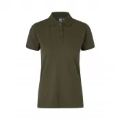 Olive - Koszulka bawełniana damska 210 g/m² ID Polo/stretch 527