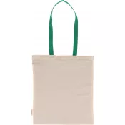 zielony - Torba bawełniana z długimi uszami, z recyklingu 140g/m2 CAMBRIDGE