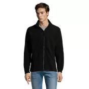Bluza polarowa męska rozpinana 300 g/m² Sol's NORTH Czarny