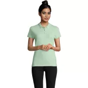 Polo damskie organiczne 170 g/m² Sol's PLANET WOMEN Frozen Green