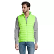 Kamizelka pikowana męska Sol's WAVE MEN Neon Lime