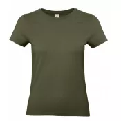 Urban Khaki (552) - Damska koszulka reklamowa 185 g/m² B&C #E190 / WOMEN
