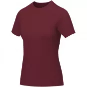 Głęboki bordowy - Damski t-shirt Nanaimo z krótkim rękawem
