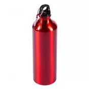 czerwony - Butelka aluminiowa Easy Tripper 800 ml