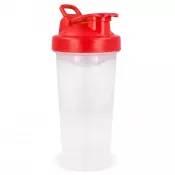 czerwony - Butelka shaker 700ml