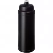 Czarny - Bidon Baseline® Plus o pojemności 750 ml ze sportowym wieczkiem i uchwytem