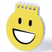 żółty - Notatnik "uśmiechnięta buzia"