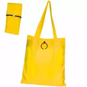 żółty - Składana torba na zakupy