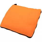 pomarańczowy - Koc z polaru/poduszka 2w1 RADCLIFF