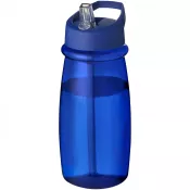 Niebieski - Bidon H2O Pulse o pojemności 600 ml z wieczkiem z dzióbkiem