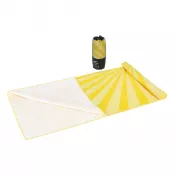 żółty - Szybkoschnący ręcznik plażowy R-PET 100×180 cm, sublimacja