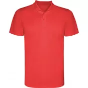 Czerwony - Sportowa koszulka polo z poliestru 150 g/m² ROLY MONZHA 0404