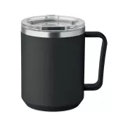 Kubek dwuścienny z przesuwaną pokrywką 400 ml COCOA