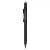 zielony - Długopis metalowy z kolorowym grawerem Pearly
