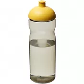 Ciemnografitowy-Żółty - Bidon H2O Eco o pojemności 650 ml z wypukłym wieczkiem