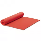 czerwony - Mata do Fitness-Yogi z torbą