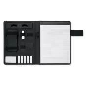 Teczka A4 z powerbankiem 5000 mAh i ładowarką BURGUS