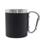 czarny - Kubek stalowy Magaro 300 ml