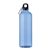 Butelka z RPET z karabińczykiem 750 ml MOSS RE750 Przezroczysty Niebieski