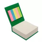 zielony - Blok z karteczkami do notatek i do zaznaczania