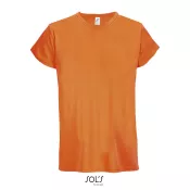 Koszulka sportowa unisex 130 g/m² Sol's SPRINT Neonowy Pomarańczowy